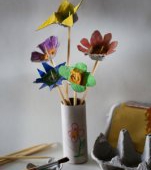 Jocuri creative: Modele de floricele handmade