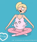 O mamica expune problemele sarcinii in cele mai amuzante ilustratii