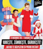 Surprizele iernii la Ploiesti Shopping City: Spectacol pentru copii, tombole cu premii, patinoar in aer liber si Fabrica lui Mos Craciun 