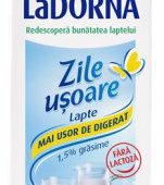 LaDORNA Zile Ușoare, noul lapte mai ușor de digerat, fără lactoză