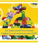 Auzi clopoțeii sunând? Vine Crăciunul! Pregătește-te cu cele mai frumoase seturi LEGO®!