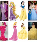 Uimitor: cum ar arăta rochiile prințeselor Disney în varianta haute couture din prezent