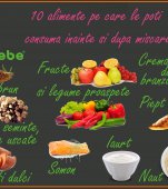10 alimente pe care le poți consuma înainte și după ce faci mișcare