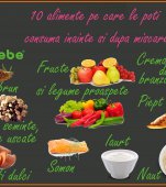 10 alimente pe care le poți consuma înainte și după ce faci mișcare 