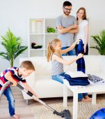 Copiii care își ajută părinții în treburile casnice au șanse mai mari să fie adulți de succes
