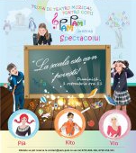 Pia, Vio şi Kito te aşteaptă la spectacolul muzical educativ al trupei PAM PAM: “La şcoală este ca-n poveşti!”