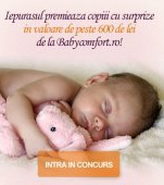 Castigatorii: Iepurasul premiaza copiii cu surprize in valoare de peste 600 lei de la Babycomfort.ro