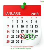 Ce zile de concediu să îți iei exact ca să le legi de zilele legale libere din 2018