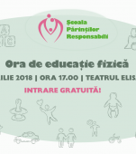 Au început înscrierile la Ora de Educație Fizică! Seminar gratuit pentru părinți responsabili