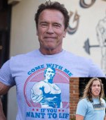 Arnold Schwarzenegger și fiul său, ca două picături de apă!