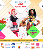 Prezentare de modă IT KIDS, întâlnire cu PIA din trupa PAM PAM,  workshop de igiena orala, jocuri și concursuri interactive, tombola cu premii