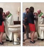 VIDEO: Un preot pălmuiește un copil la un botez, pentru că nu se oprește din plâns