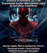 Eveniment Spider-Man pentru copiii la Centrul Comercial Carrefour Colentina