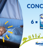 Somnic pufos cu Humana! Câștigă una dintre cele 6 cutii de lapte praf de noapte cu cereale
