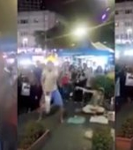 VIDEO terifiant: părinții își folosesc bebelușul în cascadorii stradale, pentru a strânge bani