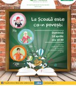 Jocuri si spectacolul de teatru musical al trupei PAM PAM “La scoala este ca-n povesti”.