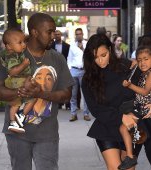 Prima fotografie cu Psalm, băiețelul lui Kim Kardashian