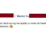 1 din 20 de părinți aleg numele copilului lor întrebând străinii pe internet