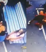 Bătaie ca în filme: o femeie este filmată cum lovește cu pumnii două fetițe. Motivul ei este șocant!