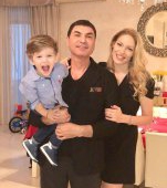 Bucurie mare pentru cuplul Pelinel-Borcea: fiul lor a împlinit 4 ani. Cum au sărbătorit