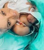 Alina Ceușan a născut! Prima poză cu bebelușul, după 12 ore de travaliu