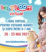 Astăzi se deschide Baby Boom Show Virtual, cel mai mare târg online pentru copii şi viitoare mămici