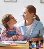 Uleiuri esențiale pentru concentrare: cum îți ajuți copilul să își facă temele mai eficient