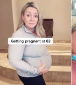 O femeie a convins internauții că a rămas însărcinată la 62 de ani, deși avea puțin peste 40 de ani în realitate