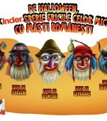 De Halloween, Kinder sperie fricile celor mici cu măști românești