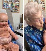Aniversare fericită: O femeie a împlinit 100 de ani în ziua în care stră-strănepoata ei a împlinit un anișor