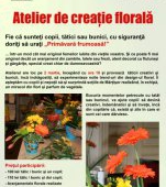 Atelier de creatie florala la Muzeul Antipa
