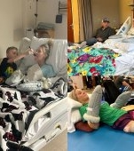 O mamă a doi copii își pierde ambele brațe și ambele picioare în urma unei infecții la rinichi dar spune că este fericita ca trăiește