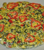 Frittata cu spanac si feta