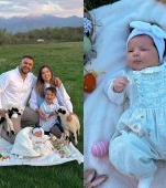 „Primul Paște în 4". Faceți cunoștință cu micuța Miray, fetița lui Culiță Sterp. Ce imagini adorabile de familie a postat artistul