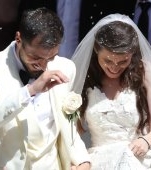 Gigă Hagi, cel mai mândru tată! Fiica lui s-a căsătorit religios cu grecul Thomas. Imagini de la nunta anului!