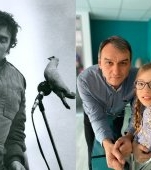 Andrei Păunescu a mers la mormântul tatălui său alături de fetița lui. Au trecut 15 ani de la moartea marelui Adrian Păunescu