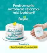 Pampers celebrează micii luptători născuți prematur și continuă donația anuală de scutece către maternități