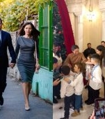 Mirabela Grădinaru a primit colindători la Cotroceni. Partenera lui Nicușor Dan și-a luat în serios rolul de Prima Doamnă