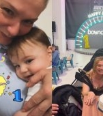 Băiețelul Cristinei Cioran a împlinit un an. Ce a ales Max de pe tavă când i-au tăiat moțul