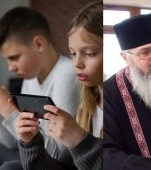 Este posibilă o copilărie fără telefon? Părintele Calistrat răspunde: „Da, este posibil, în momentul în care ai niște bunici simpatici"
