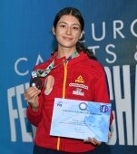 Emma Șonț a adus acasă medalia de bronz de la Campionatele Europene de tineret de la Cagliari