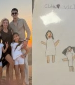 „Dragă tati Victor, tu ești eroul meu!”. Fetițele Andreei Bălan sunt topite de iubire pentru noul soț al mamei lor