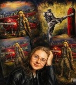 Rebecca, o elevă de 15 ani din Galati face performanță in străinătate. Operele ei au ajuns să fie expuse în San Francisco