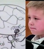 Un băiețel de 7 ani și-a condamnat propria mamă la închisoare pe viață printr-un simplu desen, devenit mărturie în proces. "Mami o ..."