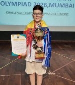 Kevin Casian, un copil de 11 ani, a câștigat trei medalii de aur la olimpiada de matematică mentală „Global Mental Math Olympiad” din India