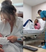 Primele imagini cu Nina, mezina Laurei Cosoi. Dezvăluiri emoționante despre travaliu și venirea ei pe lume