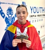 Alexia Șipoș, campioană la numai 17 ani. A adus acasă 3 medalii de aur la Europenele de haltere