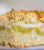 Prajituri de post: Prajitura cu biscuiti si budinca de mere