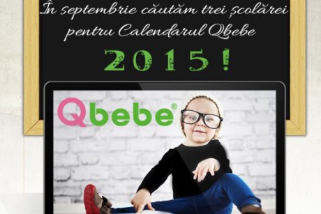 Calendar Qbebe: In septembrie cautam trei scolarei