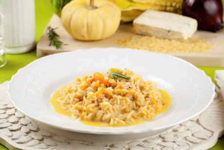 Risotto cu dovleac si gorgonzola